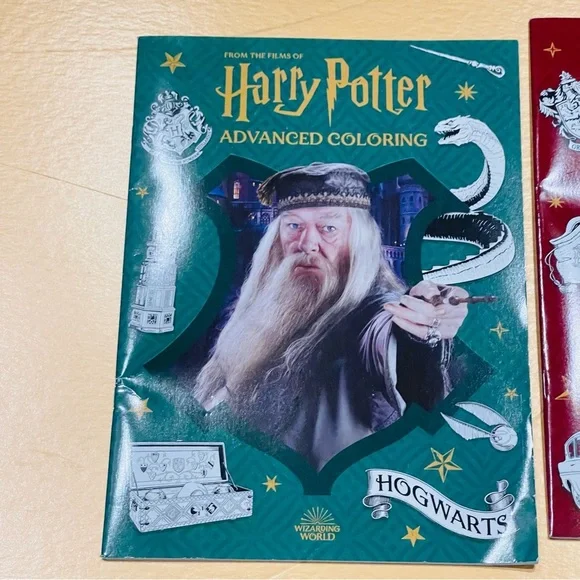 Harry Potter Advanced Coloring Book Set of 2 - “Magical" & "Hogwarts" - Picture 3 of 5
